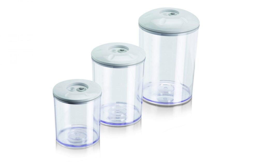 Set 3 contenitori tondi